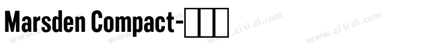 Marsden Compact字体转换